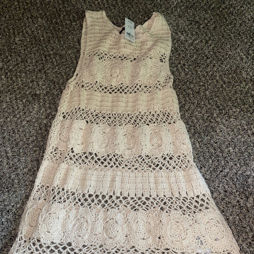 Abercrombie and fitch crochet dress